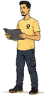Jeremy prend des notes